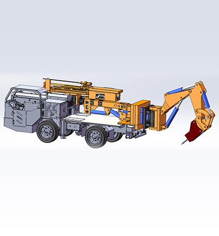 防爆柴油機(jī)多功能作業(yè)車(chē)