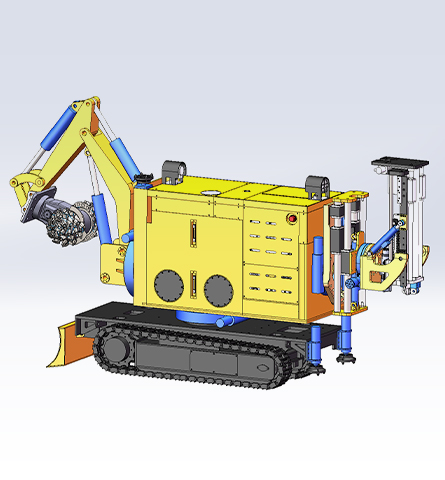 煤礦用多功能巷修機(jī)器人